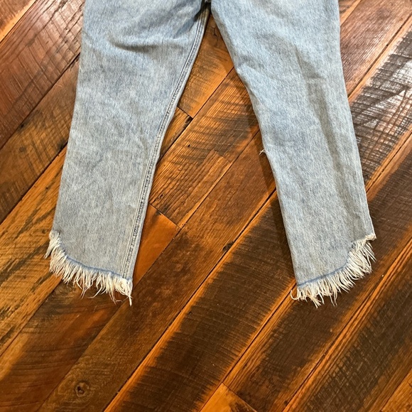 HIDDEN Jeans High Rise Distressed Straight Women’s Size 29 Light Wash Button Fly - Picture 8 of 12